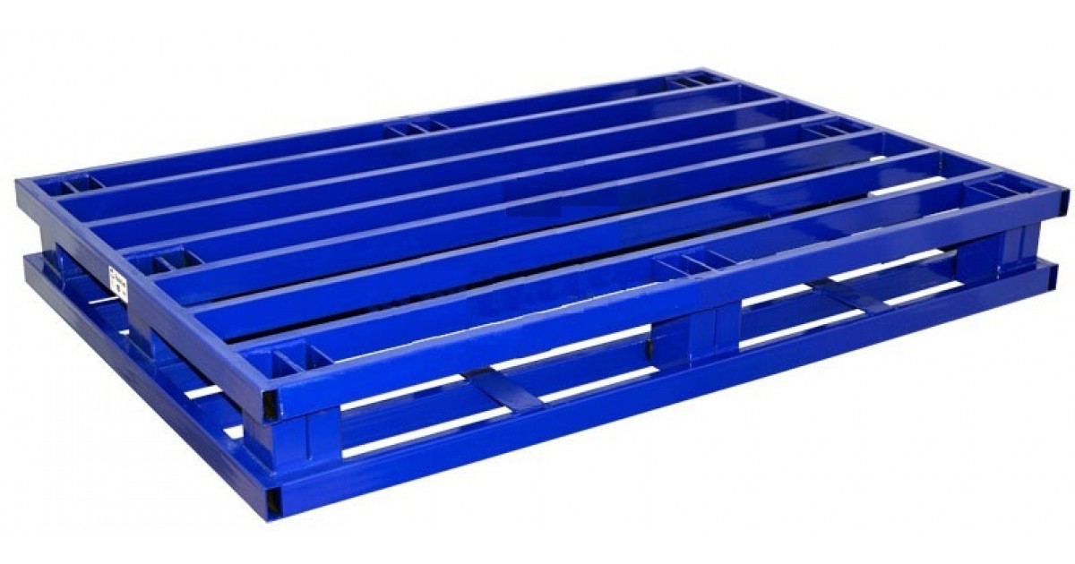 flat metal pallet