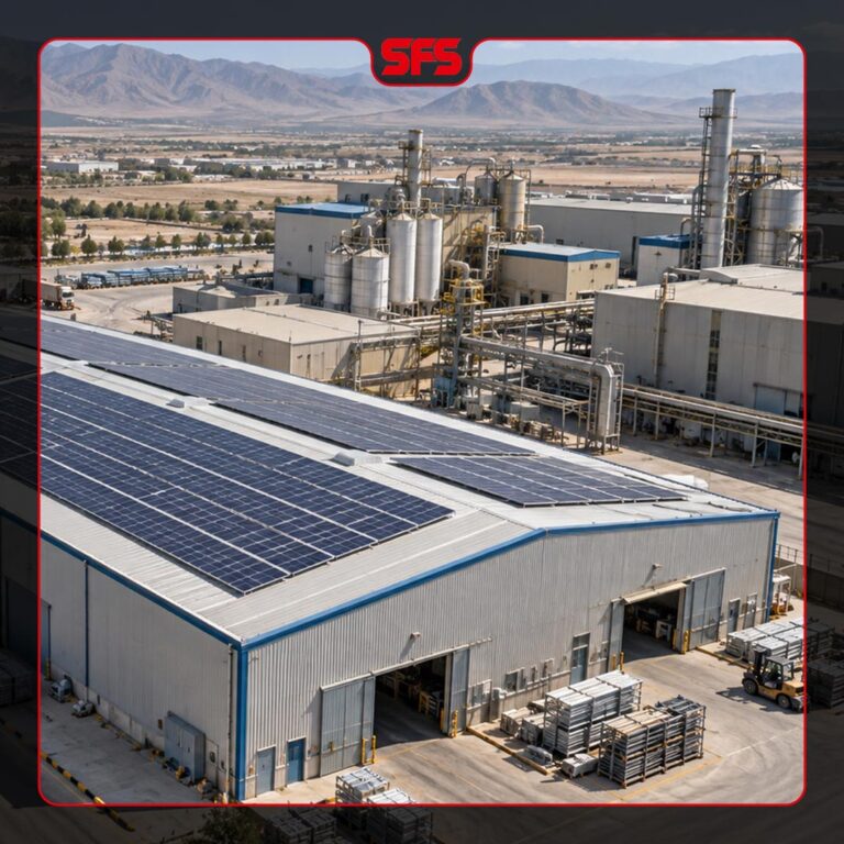 نیروگاه خورشیدی برای کارخانه